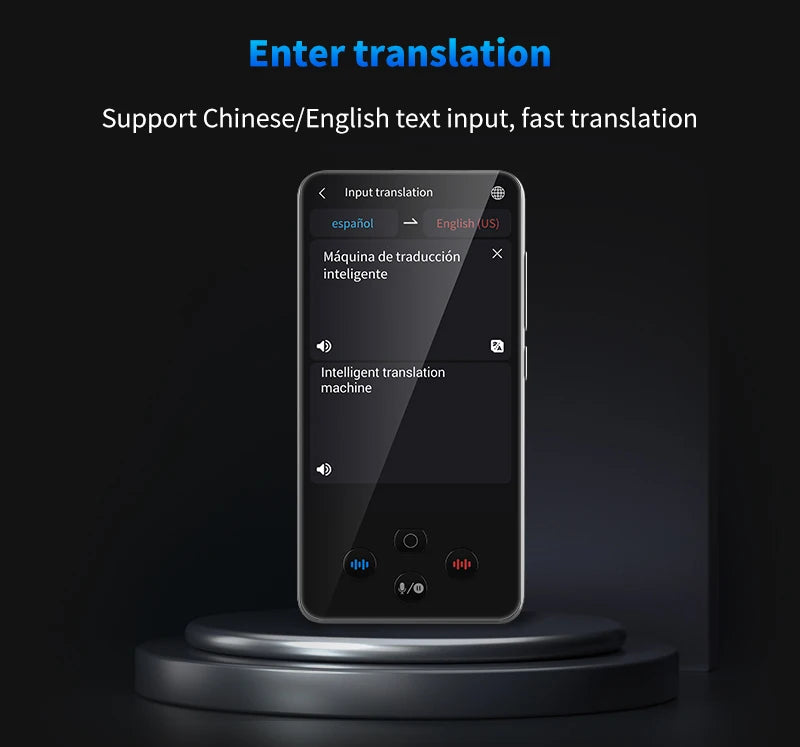 Traductor de idiomas IA S85 PRO con ChatGPT 130 Idiomas en tiempo real