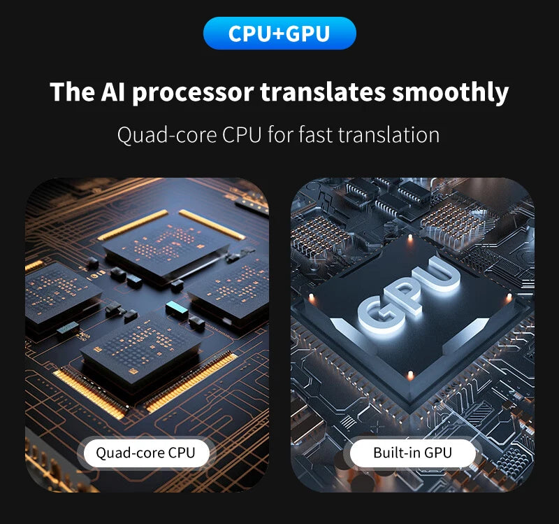 Traductor de idiomas IA S85 PRO con ChatGPT 130 Idiomas en tiempo real